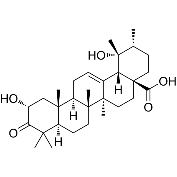 2α,19α-Dihydroxy-3-oxo-urs-12-en-28-oic acid 176983-21-4